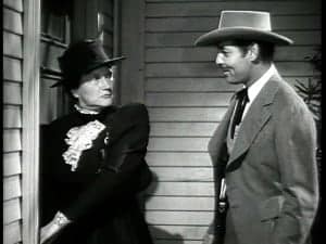 Marjorie Main with Clark Gable in Honky Tonk (1941).