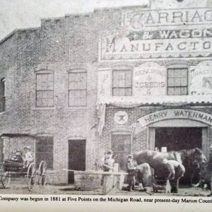 H.A. Waterman Company Carriage Works, New Bethel/Wanamaker Indiana