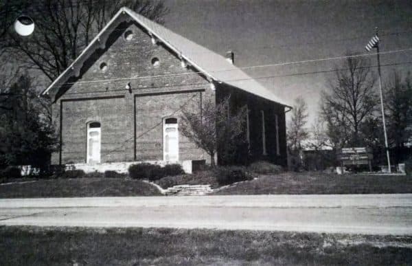Franklin Township Historical Society Meeting House, the former Big Run Baptist Church, built 1871