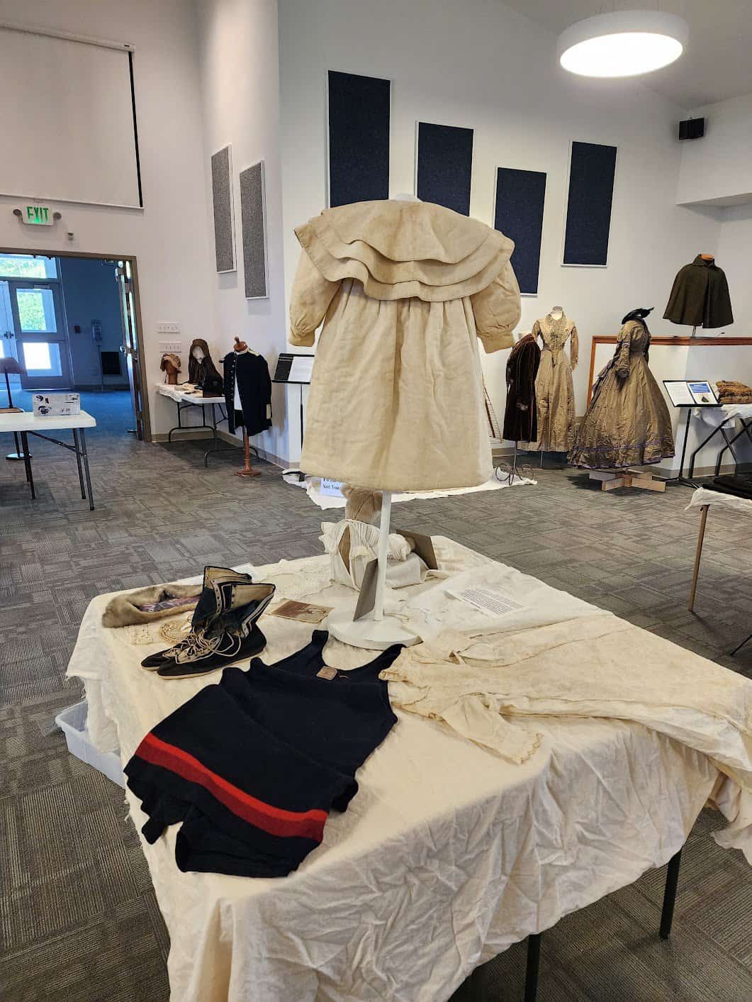 historic clothing exhibit