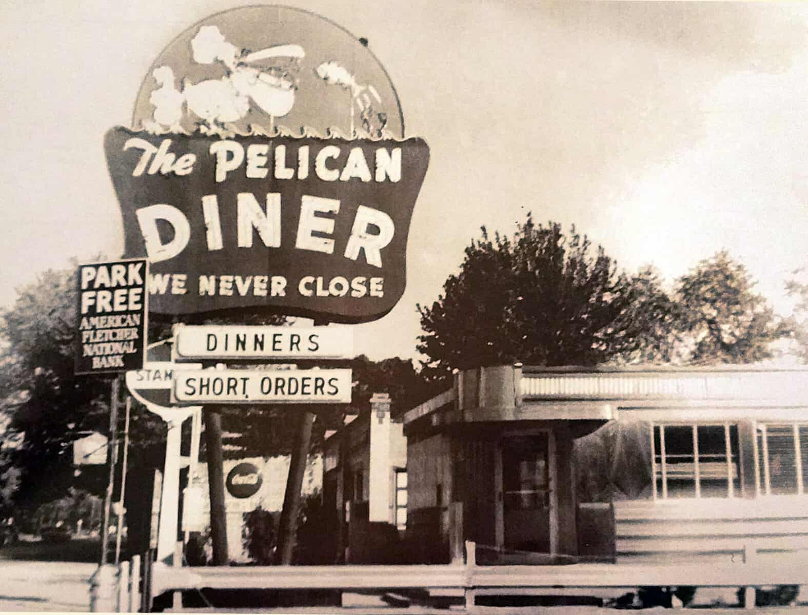 vintage photo of the Pelican Diner